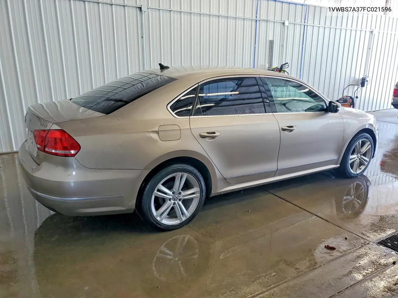 2015 Volkswagen Passat Se VIN: 1VWBS7A37FC021596 Lot: 58752606