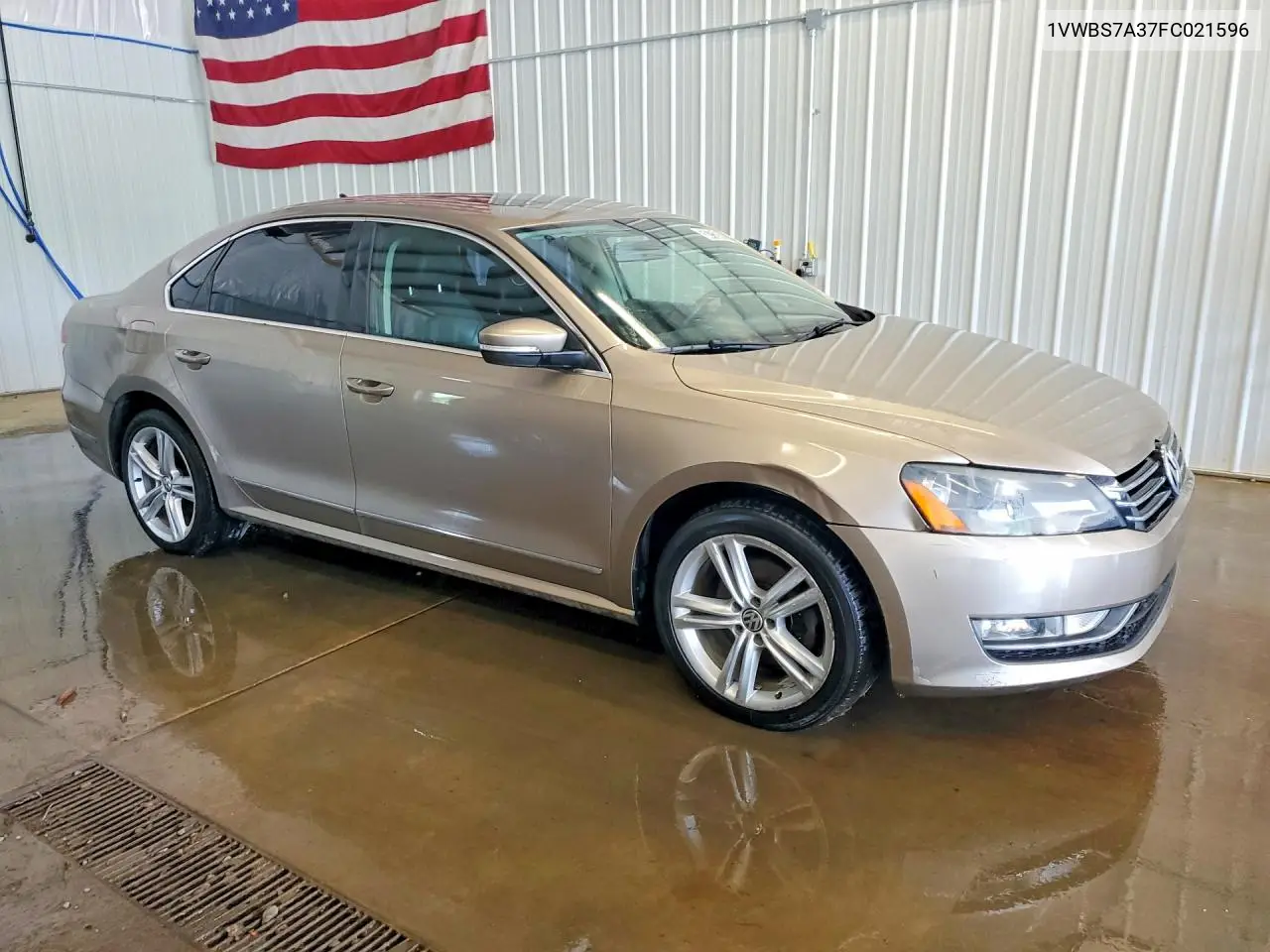2015 Volkswagen Passat Se VIN: 1VWBS7A37FC021596 Lot: 58752606