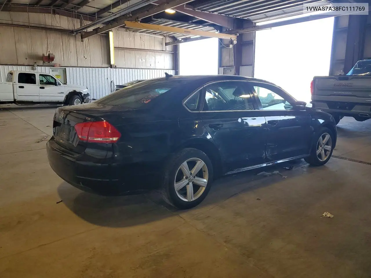 2015 Volkswagen Passat S VIN: 1VWAS7A38FC111769 Lot: 59102566