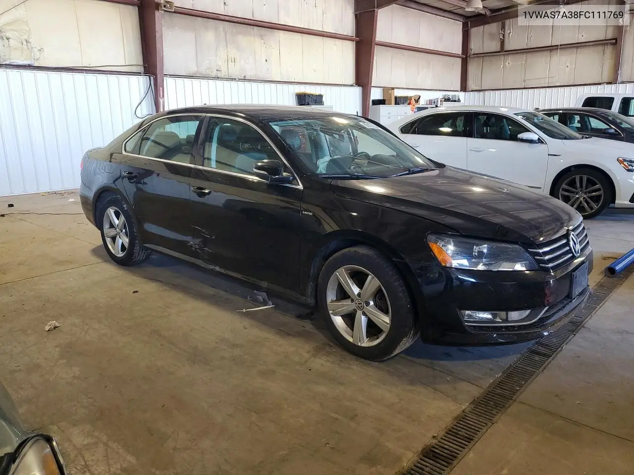 2015 Volkswagen Passat S VIN: 1VWAS7A38FC111769 Lot: 59102566