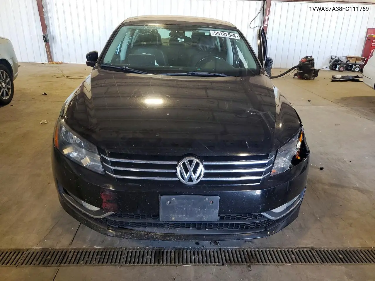 2015 Volkswagen Passat S VIN: 1VWAS7A38FC111769 Lot: 59102566