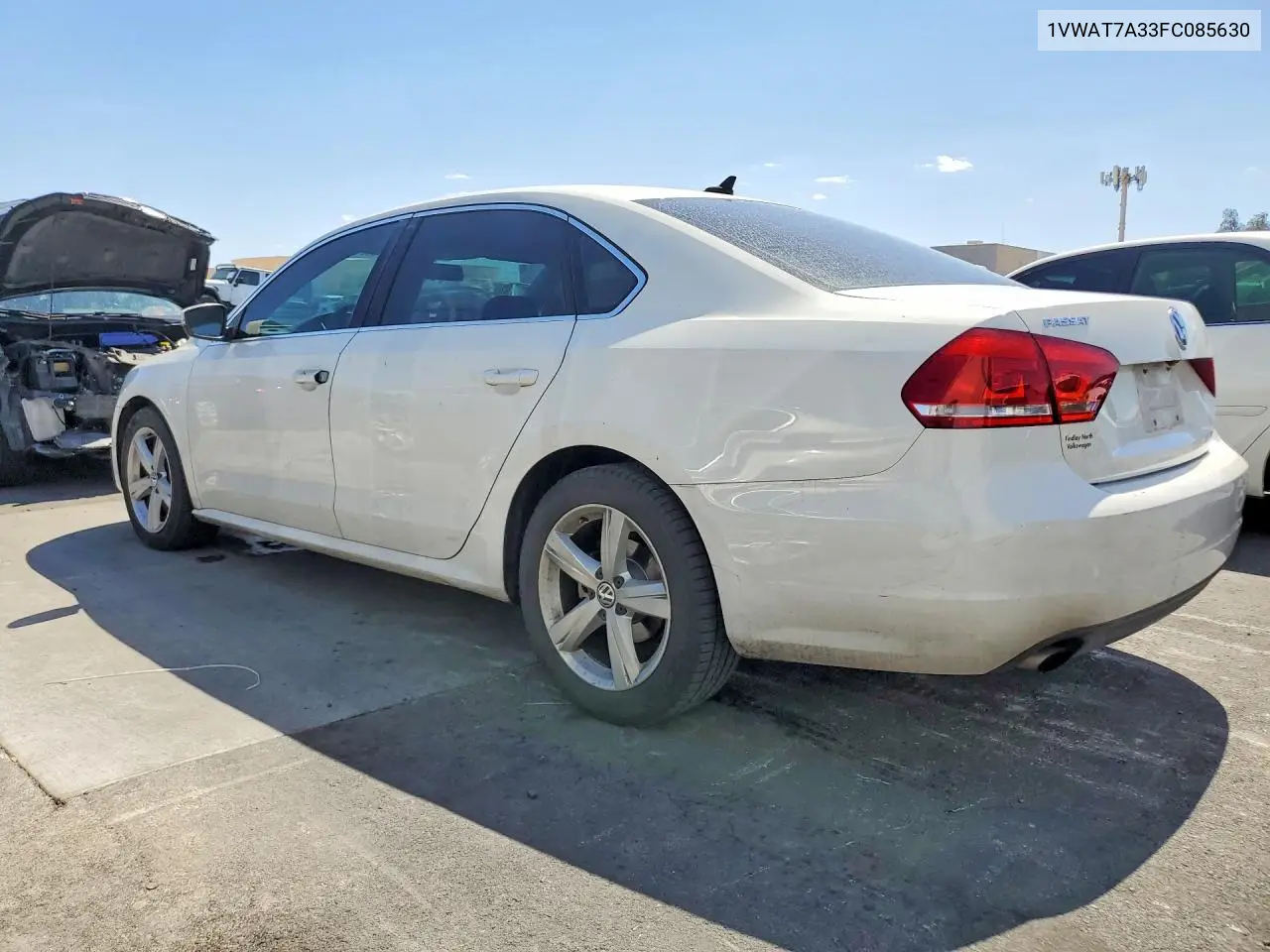 2015 Volkswagen Passat S VIN: 1VWAT7A33FC085630 Lot: 59643436