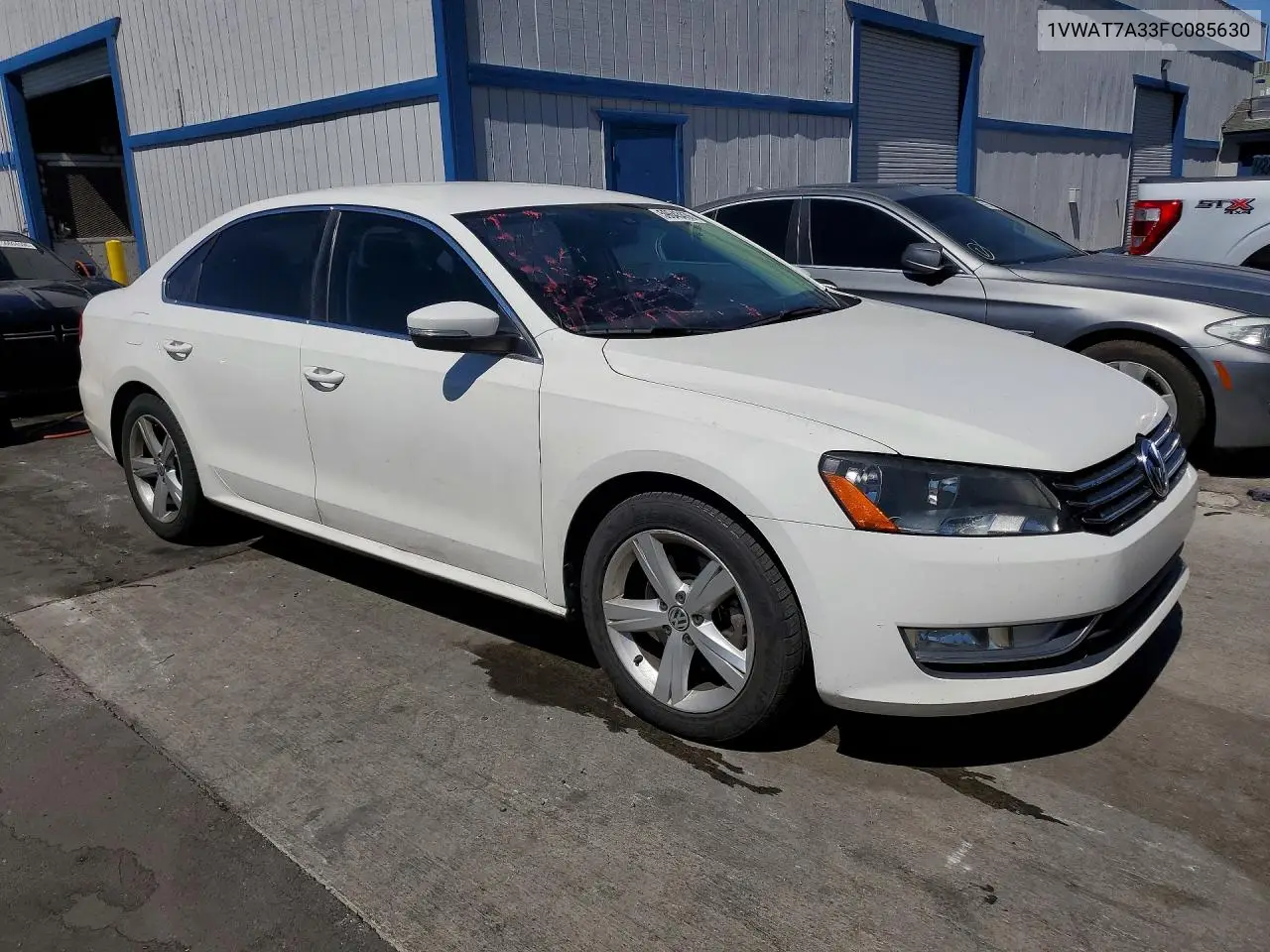 2015 Volkswagen Passat S VIN: 1VWAT7A33FC085630 Lot: 59643436