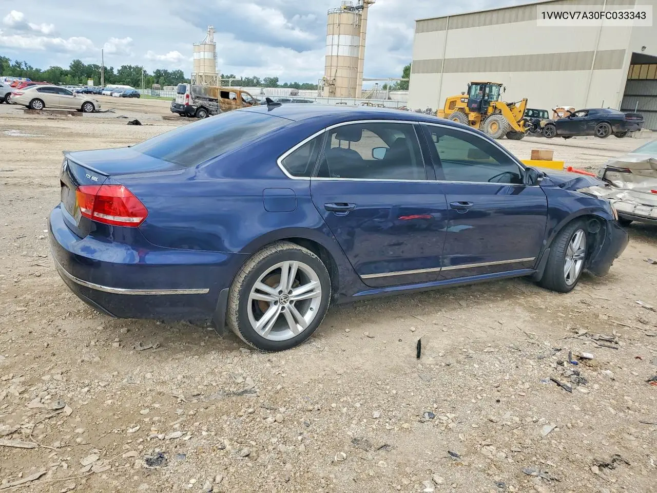 2015 Volkswagen Passat Sel VIN: 1VWCV7A30FC033343 Lot: 59976366