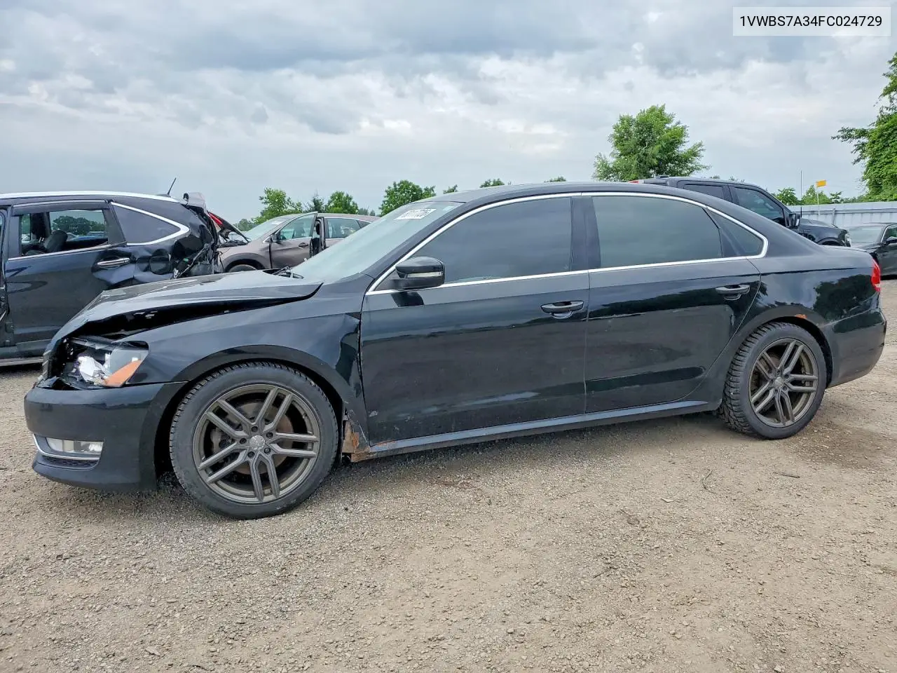 2015 Volkswagen Passat Se VIN: 1VWBS7A34FC024729 Lot: 60117726