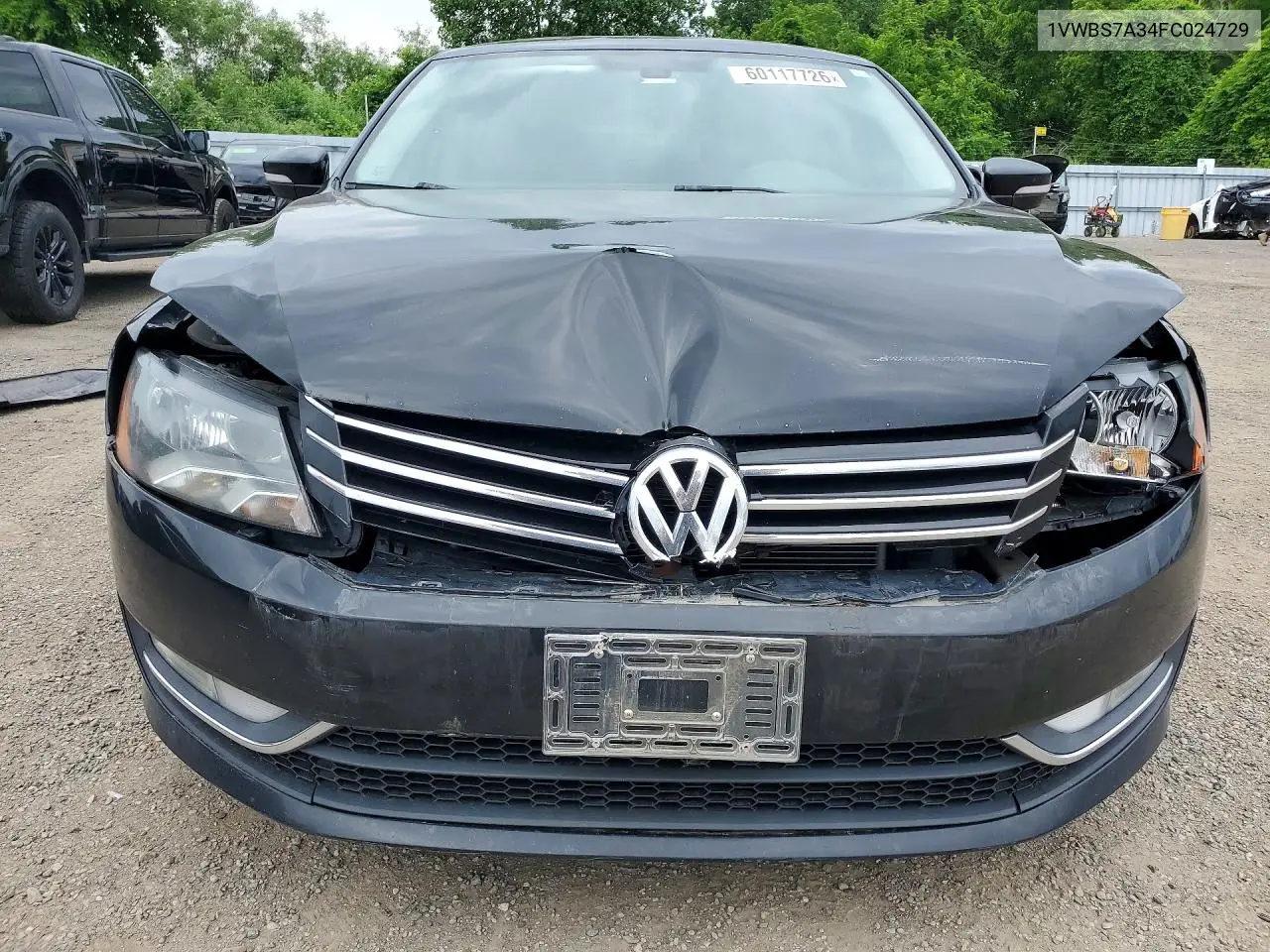 2015 Volkswagen Passat Se VIN: 1VWBS7A34FC024729 Lot: 60117726