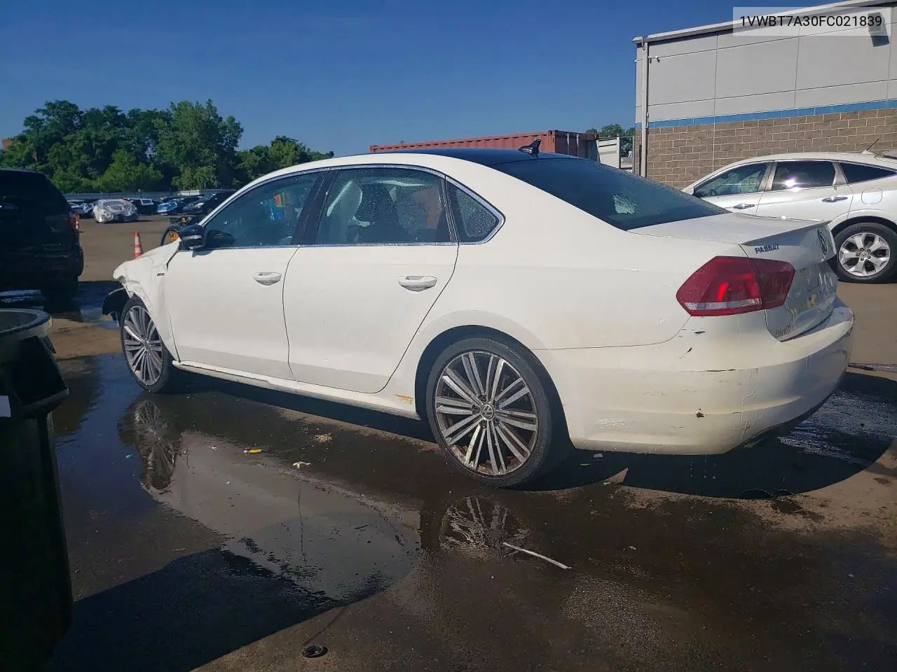 2015 Volkswagen Passat Se VIN: 1VWBT7A30FC021839 Lot: 60370216
