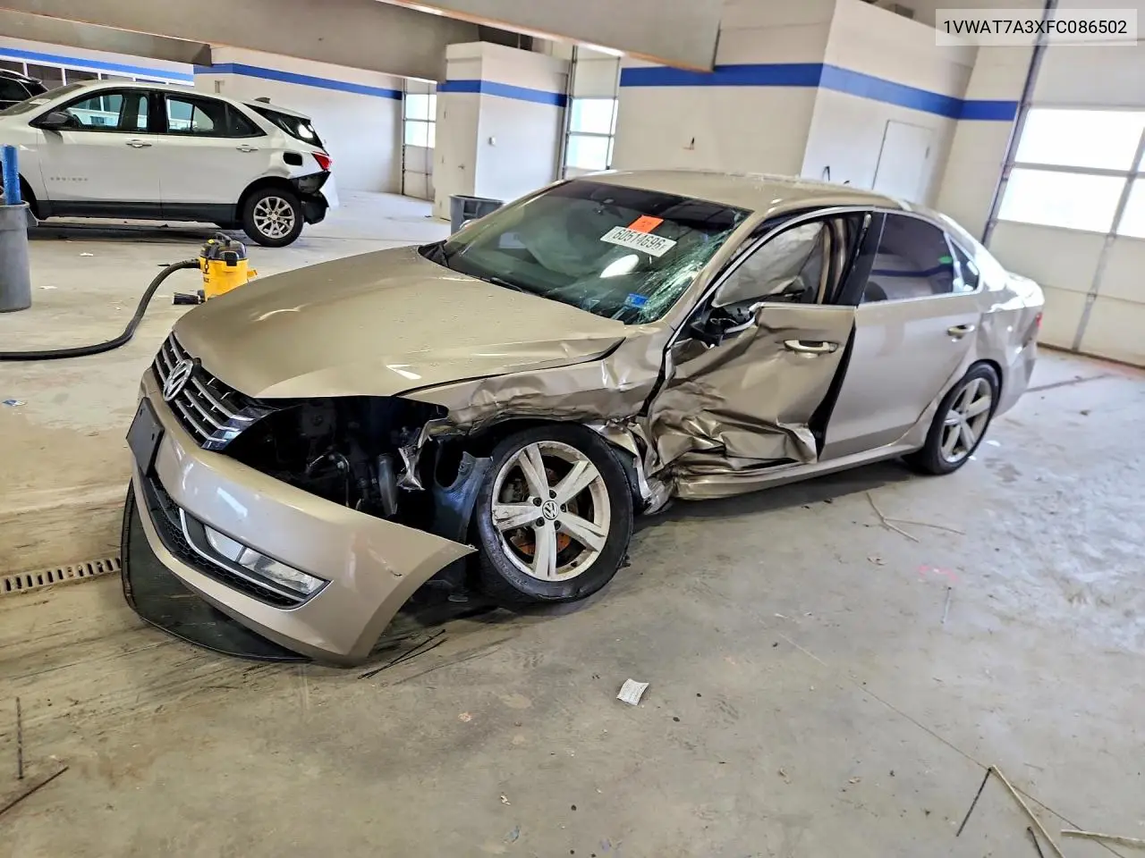 2015 Volkswagen Passat S VIN: 1VWAT7A3XFC086502 Lot: 60514696
