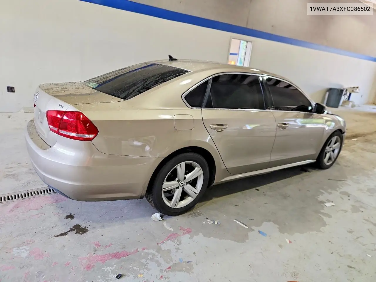 2015 Volkswagen Passat S VIN: 1VWAT7A3XFC086502 Lot: 60514696