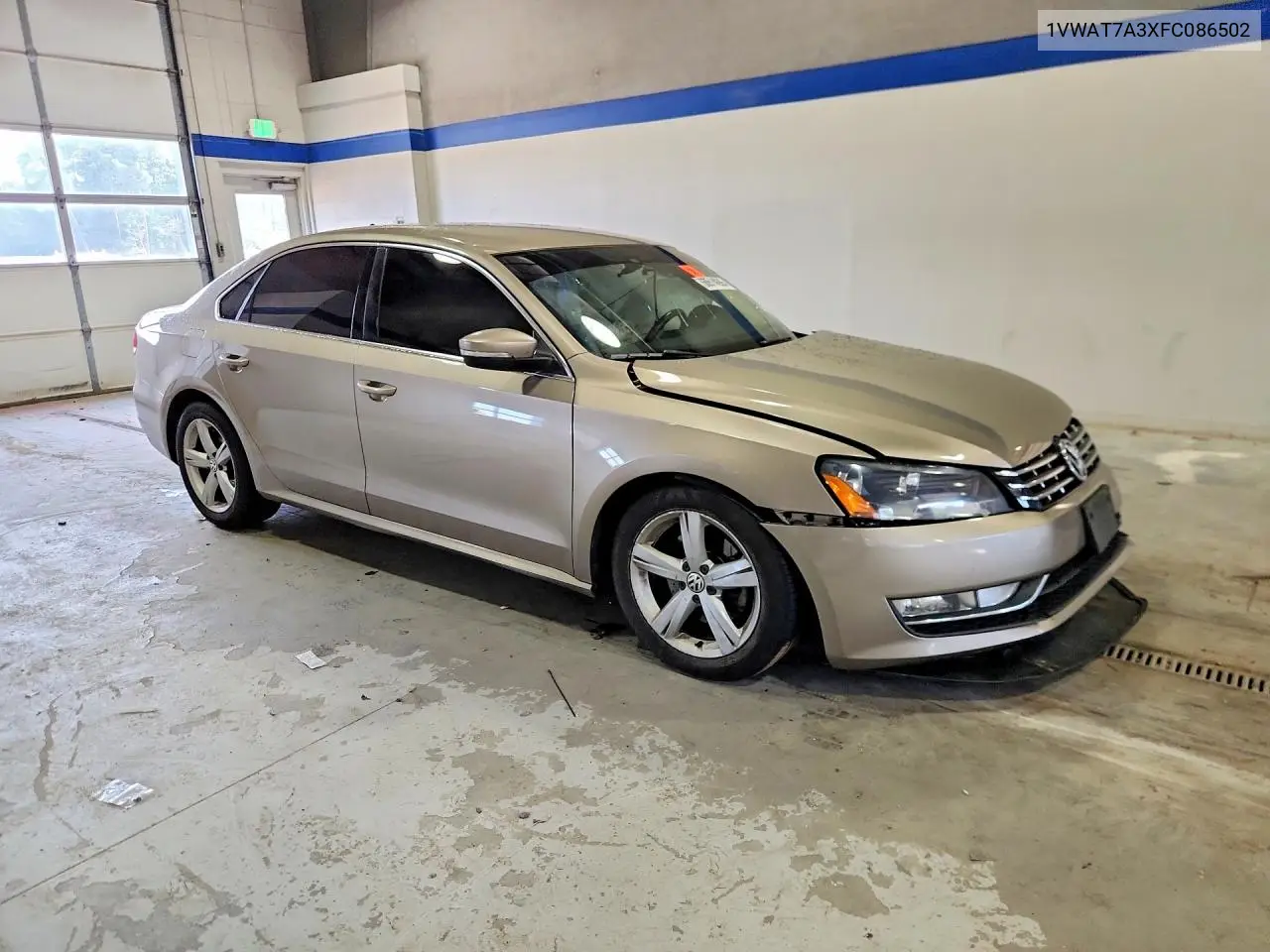 2015 Volkswagen Passat S VIN: 1VWAT7A3XFC086502 Lot: 60514696