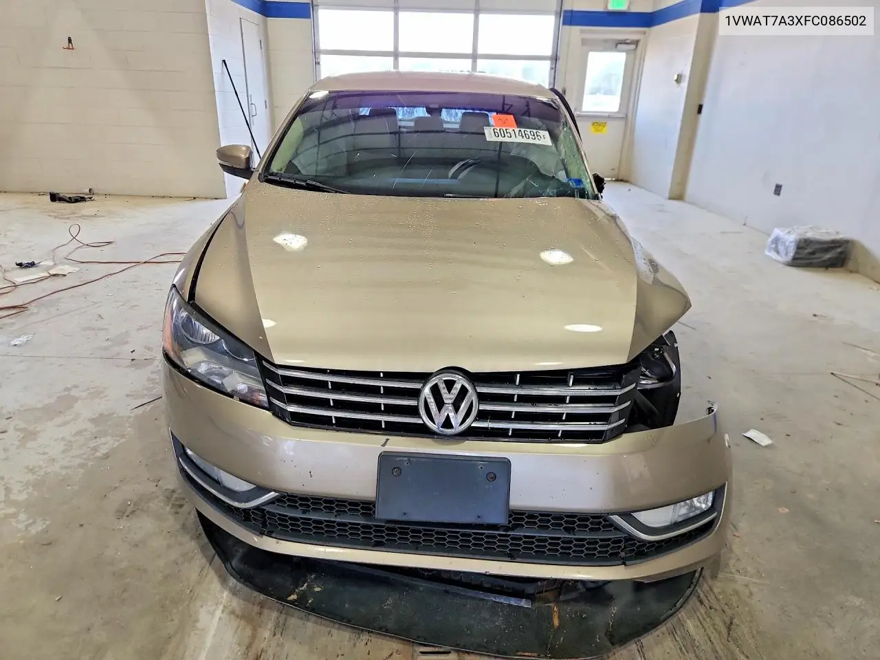 2015 Volkswagen Passat S VIN: 1VWAT7A3XFC086502 Lot: 60514696