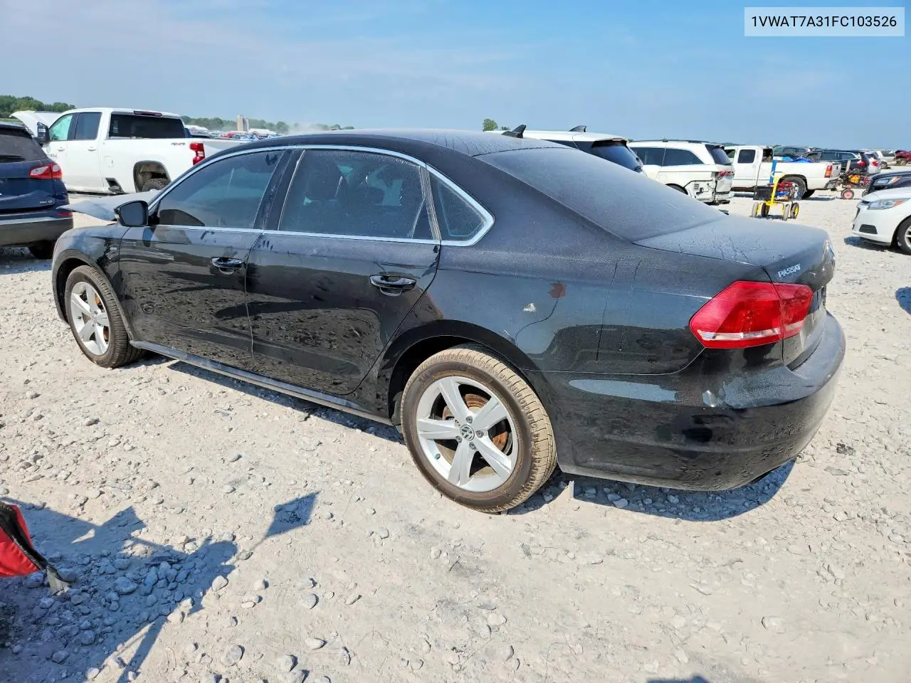 2015 Volkswagen Passat S VIN: 1VWAT7A31FC103526 Lot: 60670936