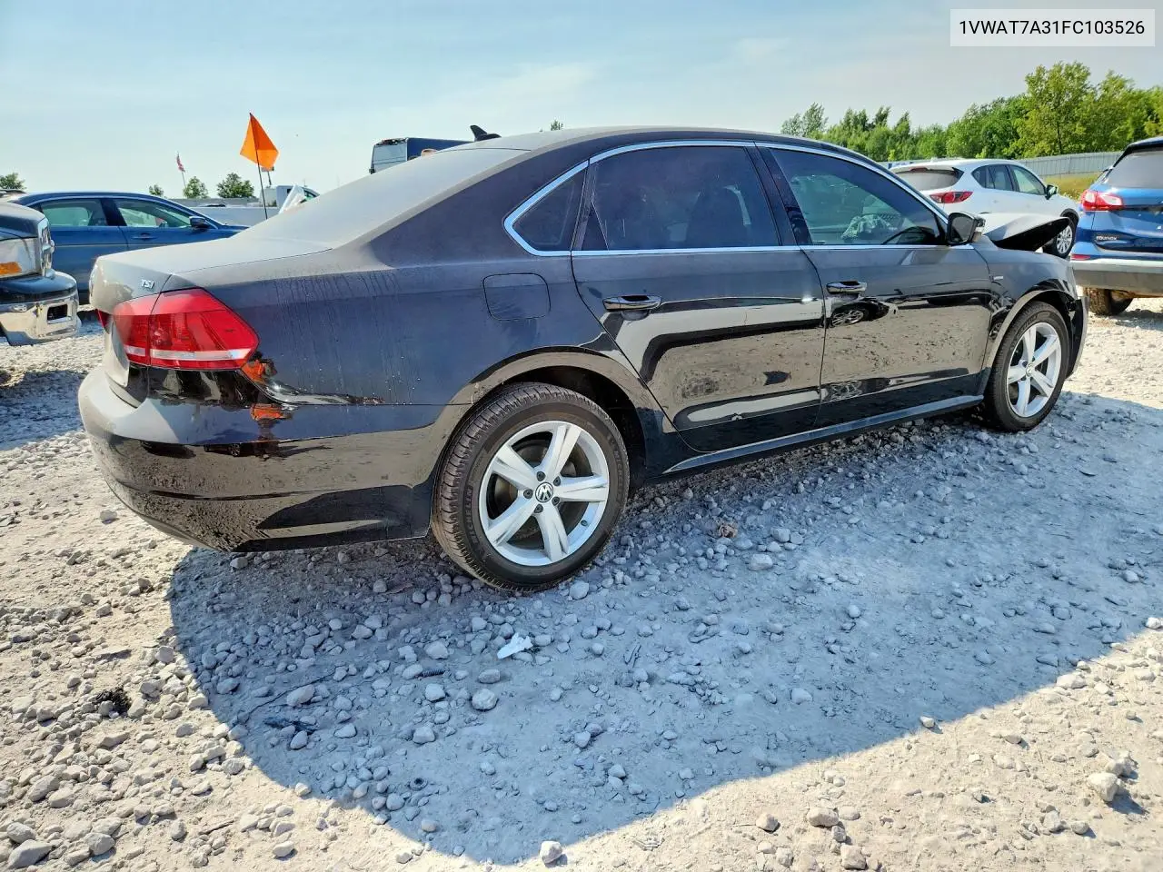 2015 Volkswagen Passat S VIN: 1VWAT7A31FC103526 Lot: 60670936