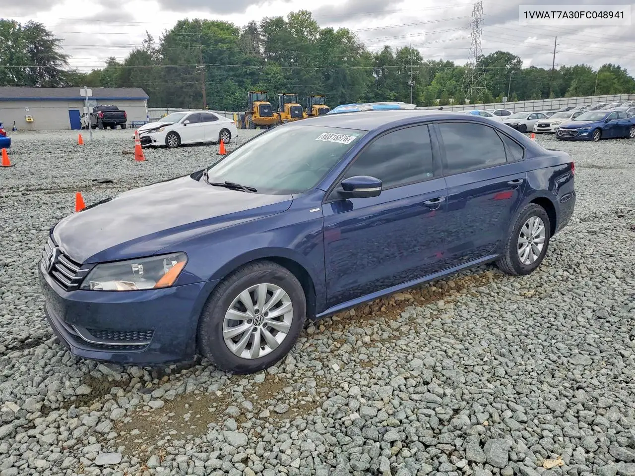 2015 Volkswagen Passat S VIN: 1VWAT7A30FC048941 Lot: 60816876