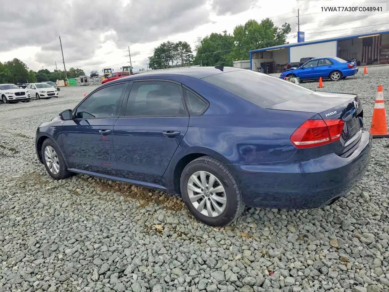 2015 Volkswagen Passat S VIN: 1VWAT7A30FC048941 Lot: 60816876