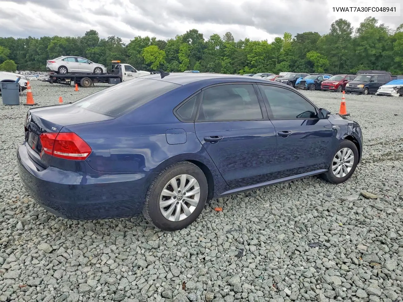 2015 Volkswagen Passat S VIN: 1VWAT7A30FC048941 Lot: 60816876