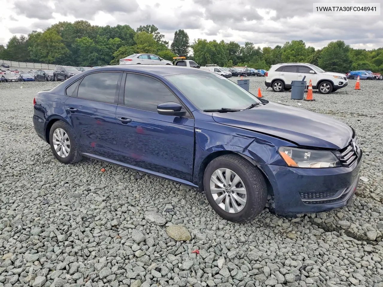 2015 Volkswagen Passat S VIN: 1VWAT7A30FC048941 Lot: 60816876