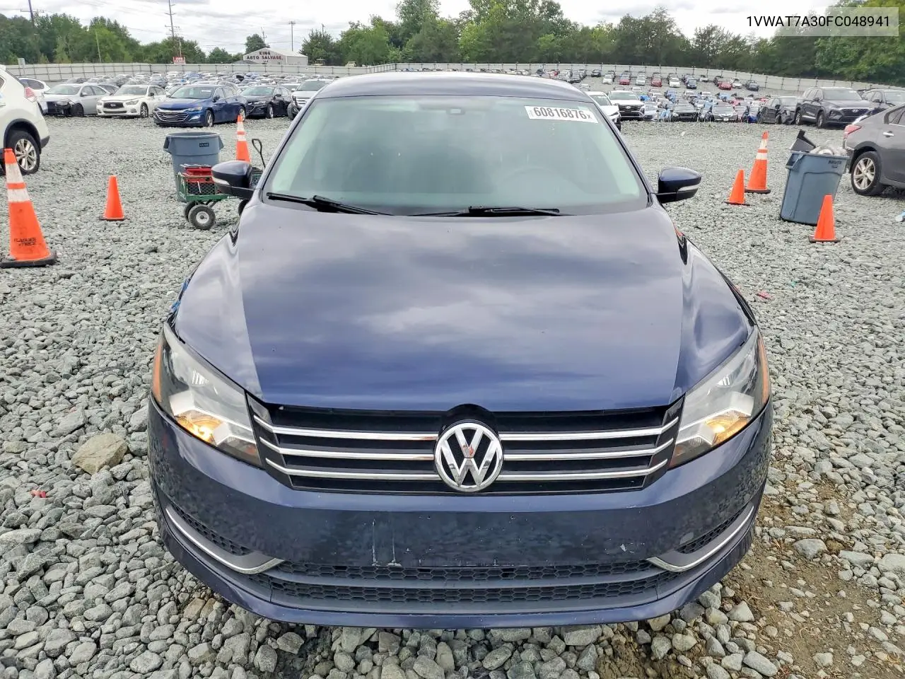 2015 Volkswagen Passat S VIN: 1VWAT7A30FC048941 Lot: 60816876