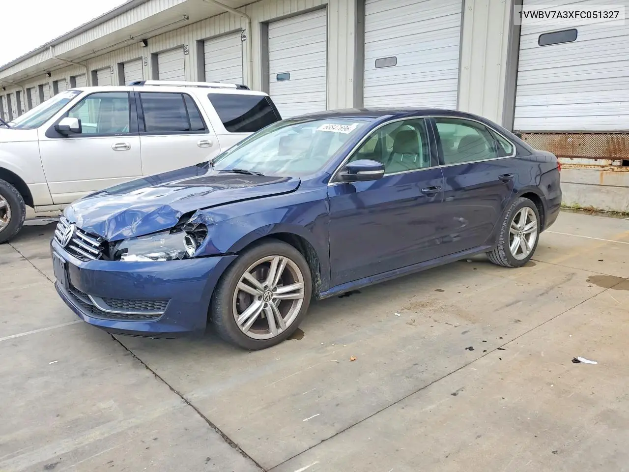 2015 Volkswagen Passat Se VIN: 1VWBV7A3XFC051327 Lot: 60847696