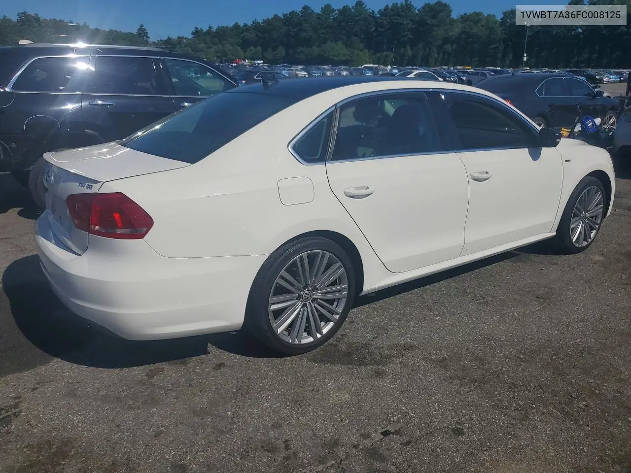 2015 Volkswagen Passat Se VIN: 1VWBT7A36FC008125 Lot: 60971136