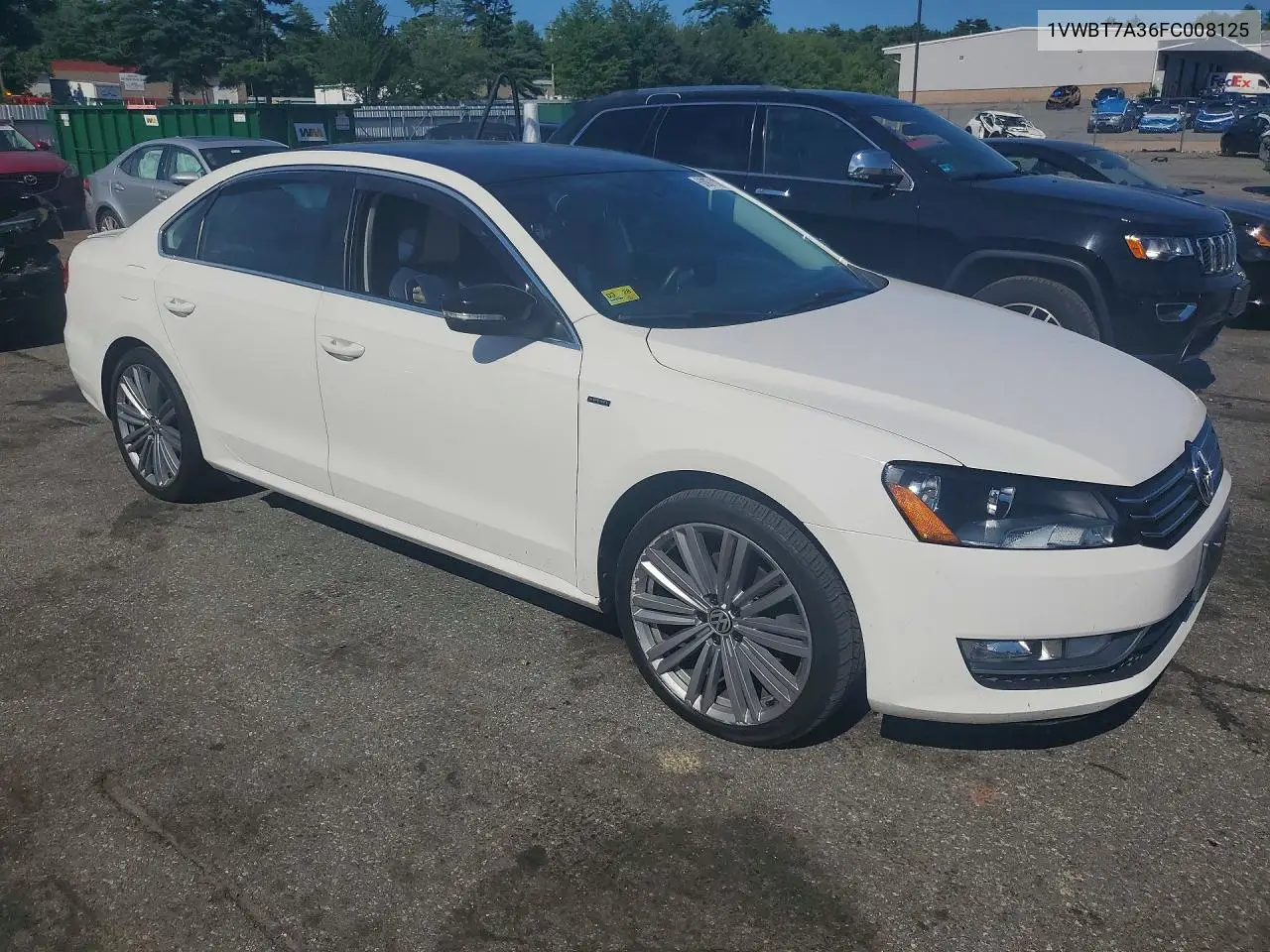 2015 Volkswagen Passat Se VIN: 1VWBT7A36FC008125 Lot: 60971136
