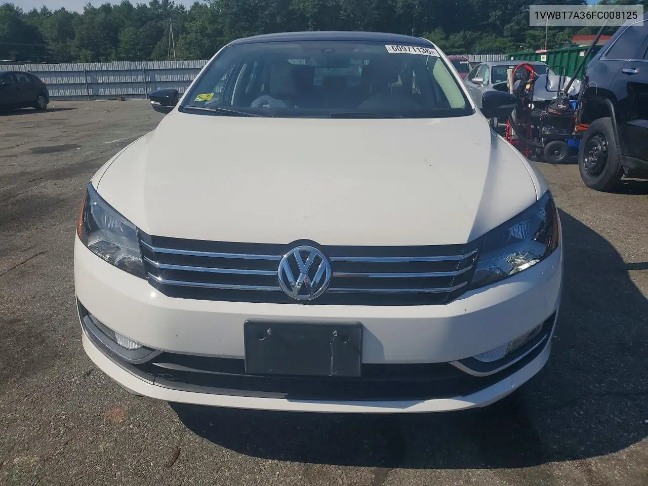 2015 Volkswagen Passat Se VIN: 1VWBT7A36FC008125 Lot: 60971136