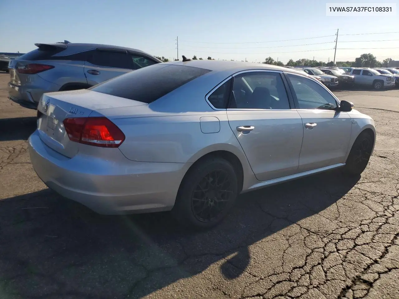 2015 Volkswagen Passat S VIN: 1VWAS7A37FC108331 Lot: 61010446