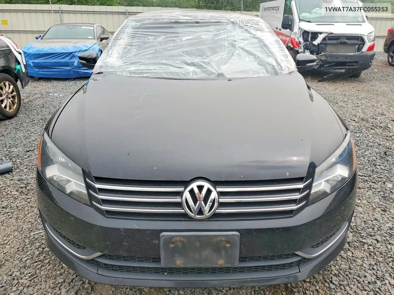 2015 Volkswagen Passat S VIN: 1VWAT7A37FC055353 Lot: 61038286