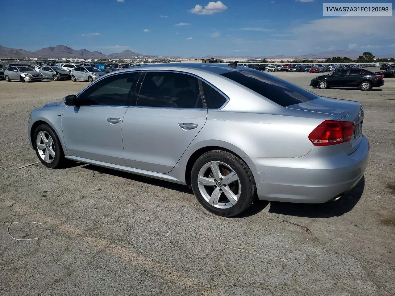 2015 Volkswagen Passat S VIN: 1VWAS7A31FC120698 Lot: 61089416