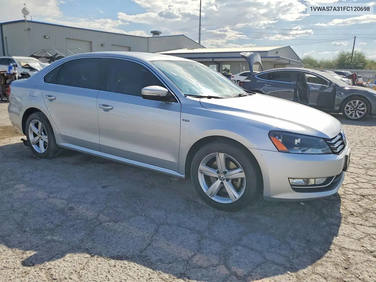 2015 Volkswagen Passat S VIN: 1VWAS7A31FC120698 Lot: 61089416
