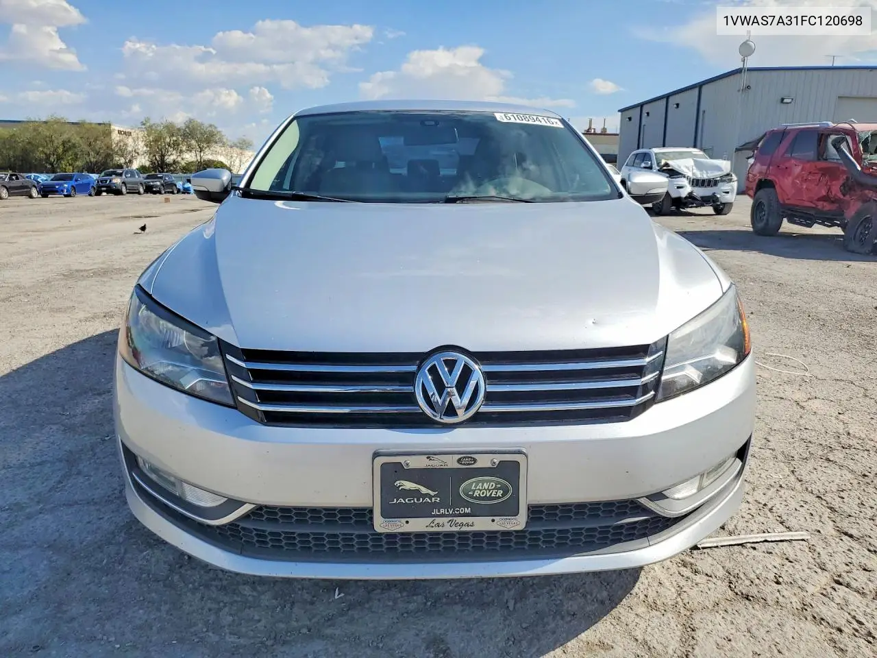 2015 Volkswagen Passat S VIN: 1VWAS7A31FC120698 Lot: 61089416
