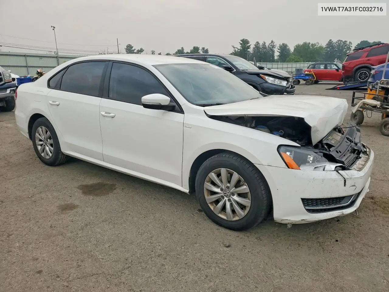 2015 Volkswagen Passat S VIN: 1VWAT7A31FC032716 Lot: 61115716