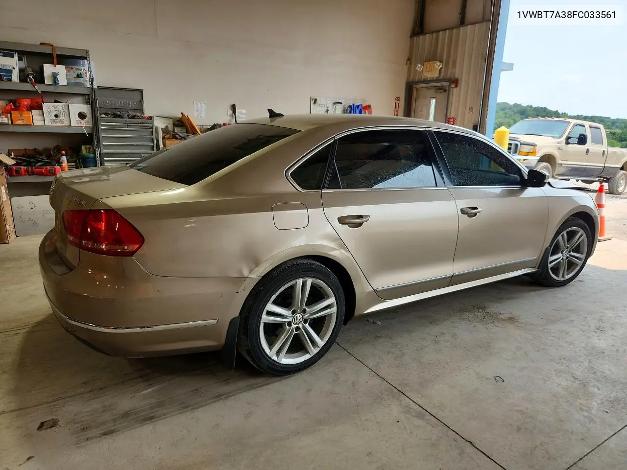 2015 Volkswagen Passat Se VIN: 1VWBT7A38FC033561 Lot: 61118006