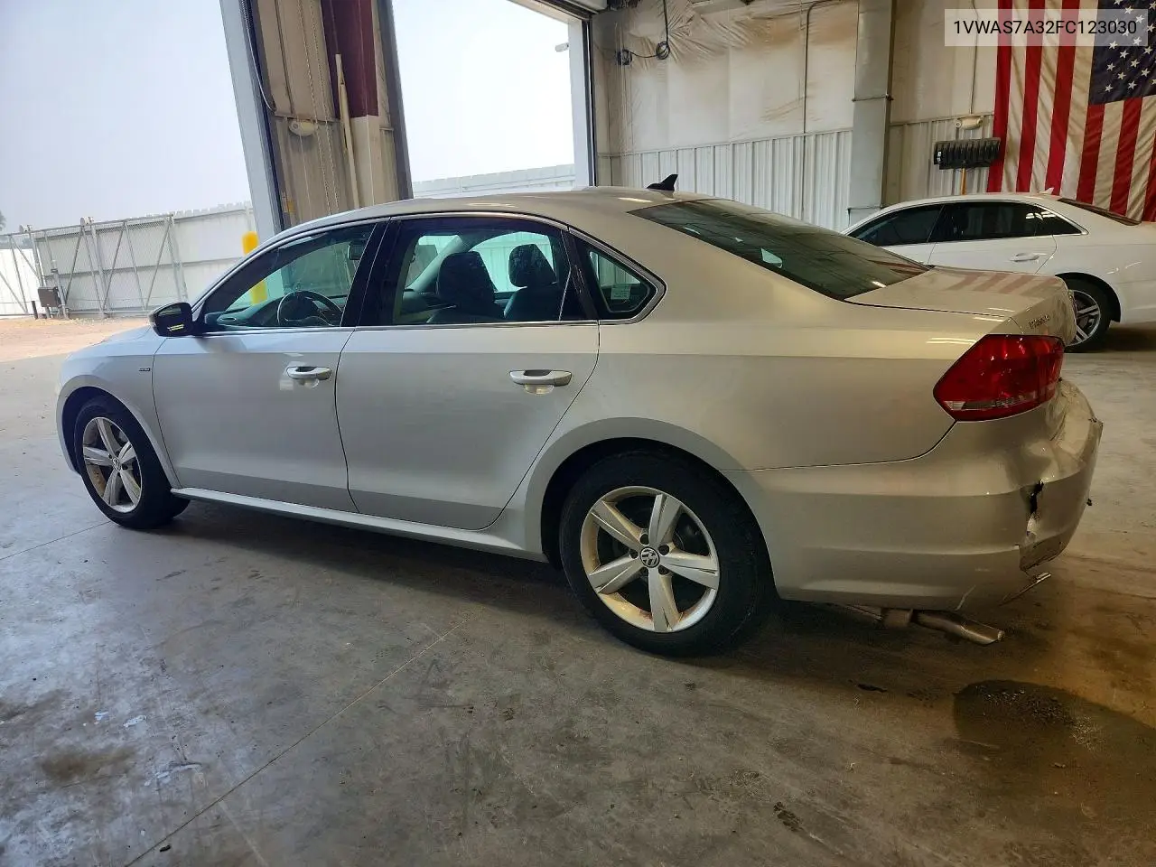 2015 Volkswagen Passat S VIN: 1VWAS7A32FC123030 Lot: 61183376