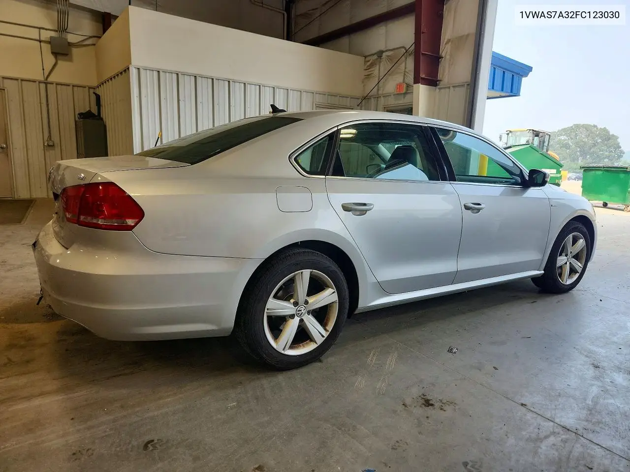 2015 Volkswagen Passat S VIN: 1VWAS7A32FC123030 Lot: 61183376