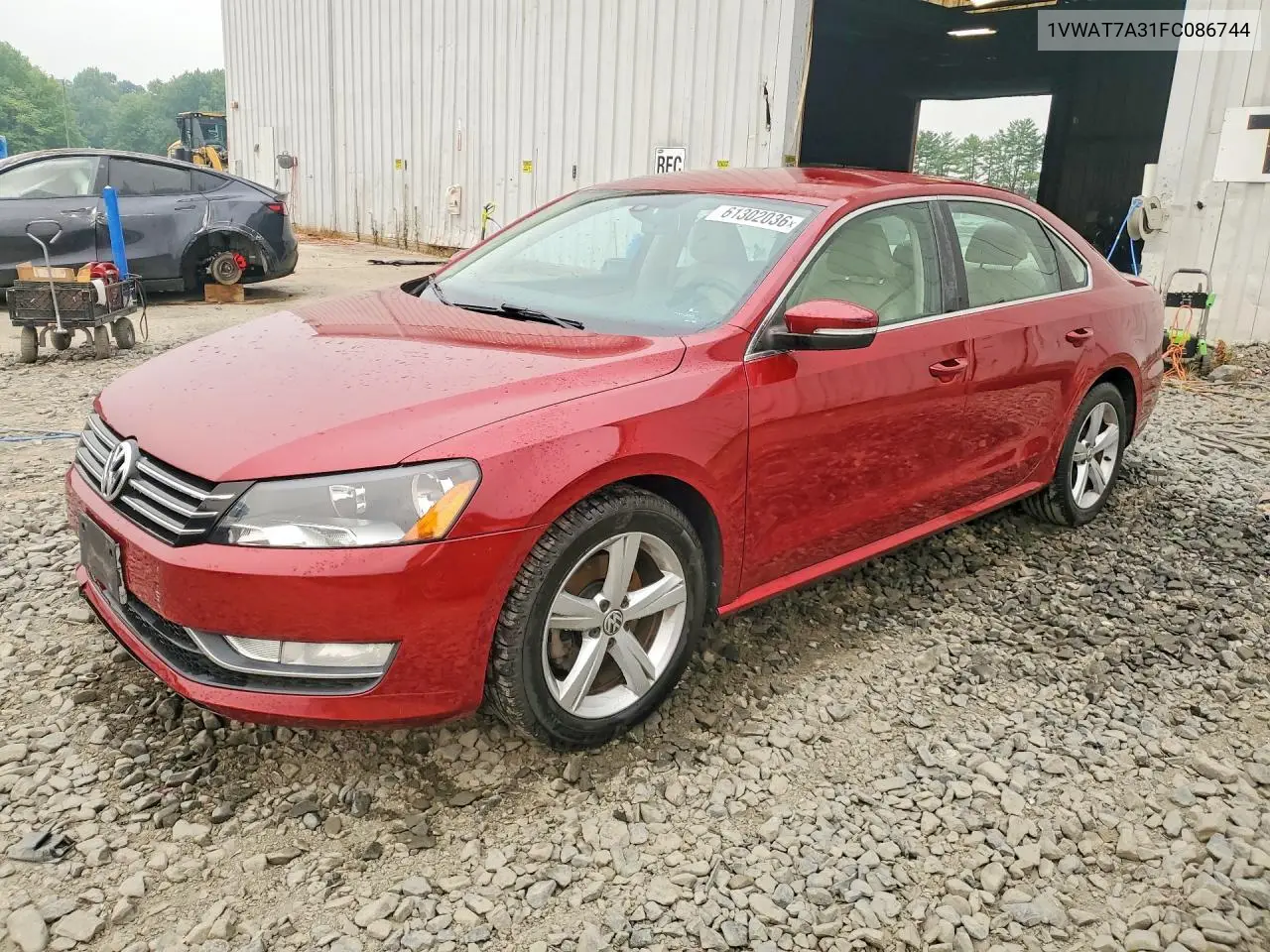 2015 Volkswagen Passat S VIN: 1VWAT7A31FC086744 Lot: 61302036