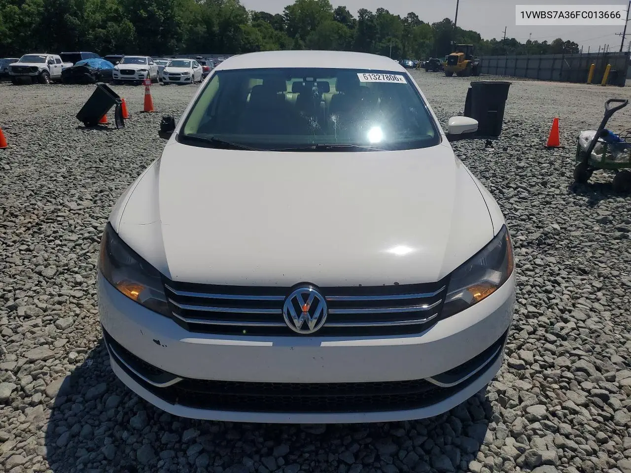 2015 Volkswagen Passat Se VIN: 1VWBS7A36FC013666 Lot: 61327806