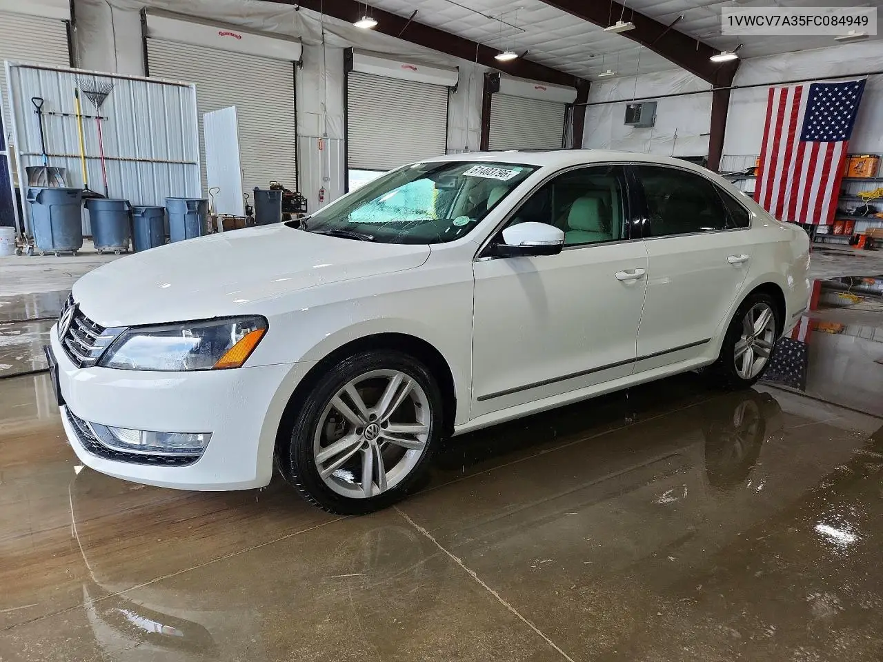 2015 Volkswagen Passat Sel VIN: 1VWCV7A35FC084949 Lot: 61403796