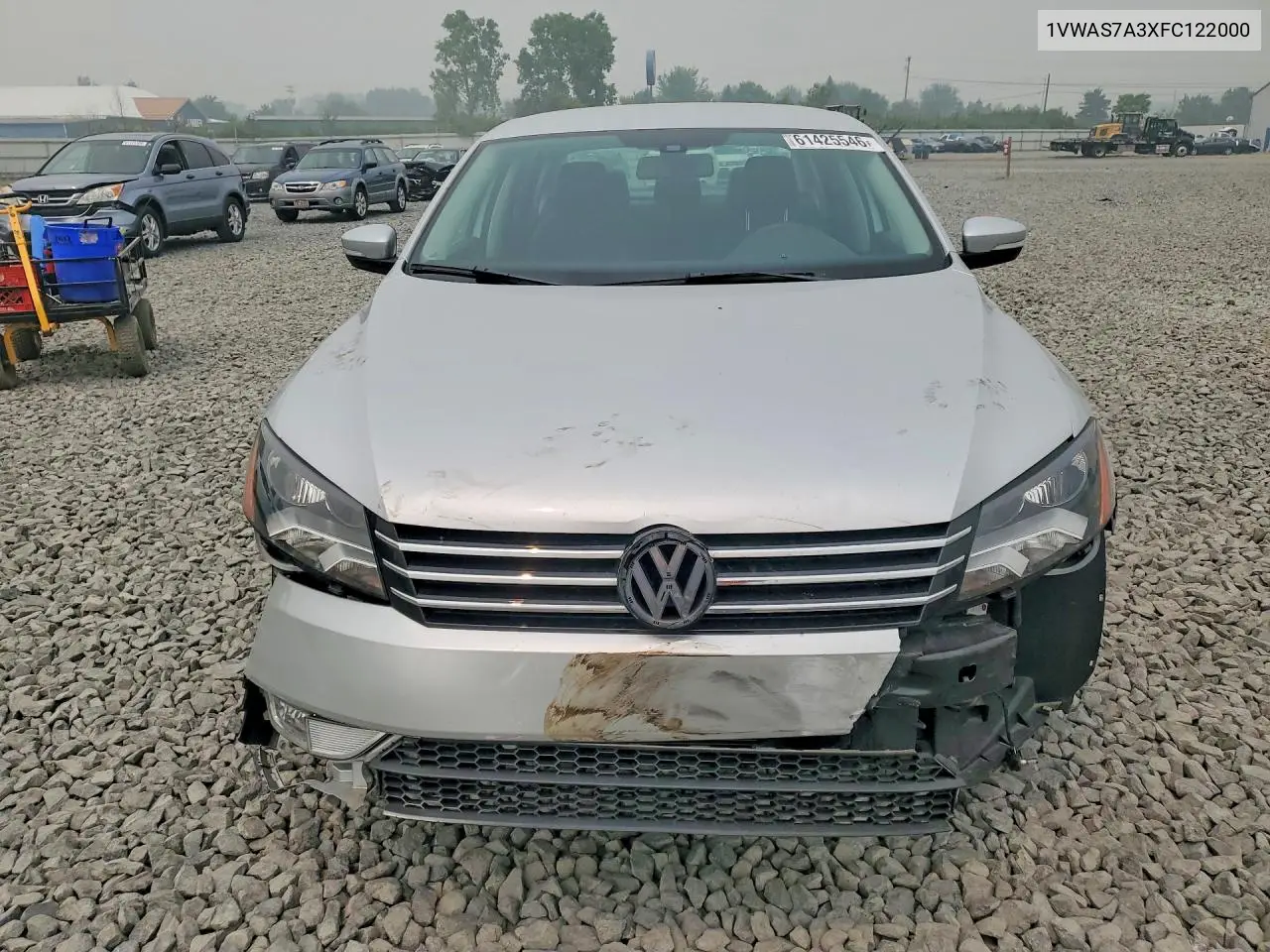 2015 Volkswagen Passat S VIN: 1VWAS7A3XFC122000 Lot: 61425546
