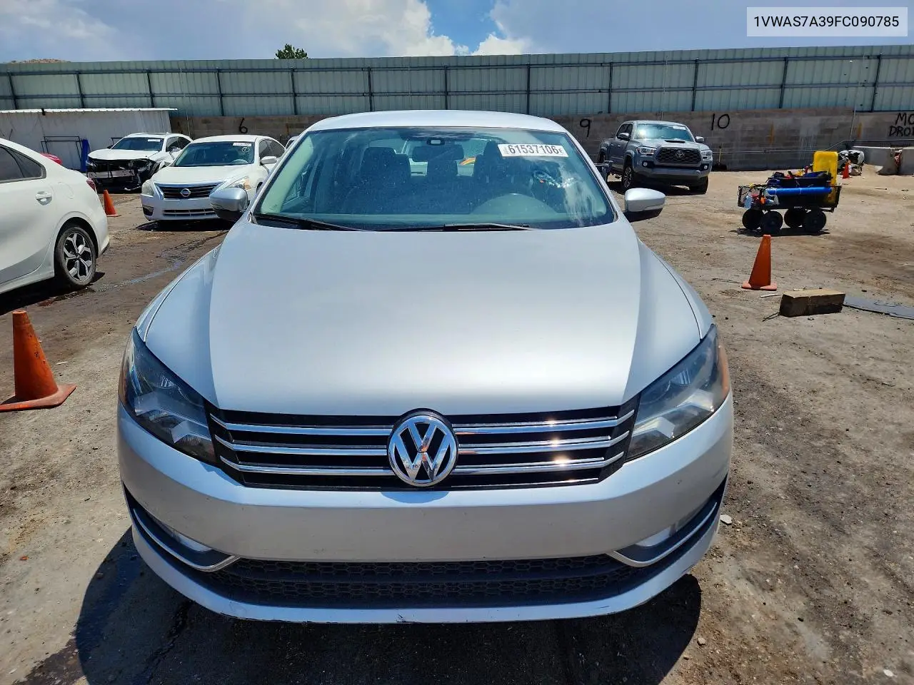 2015 Volkswagen Passat S VIN: 1VWAS7A39FC090785 Lot: 61537106