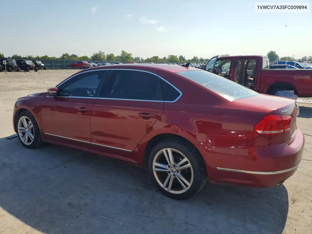 2015 Volkswagen Passat Sel VIN: 1VWCV7A35FC009894 Lot: 61914736