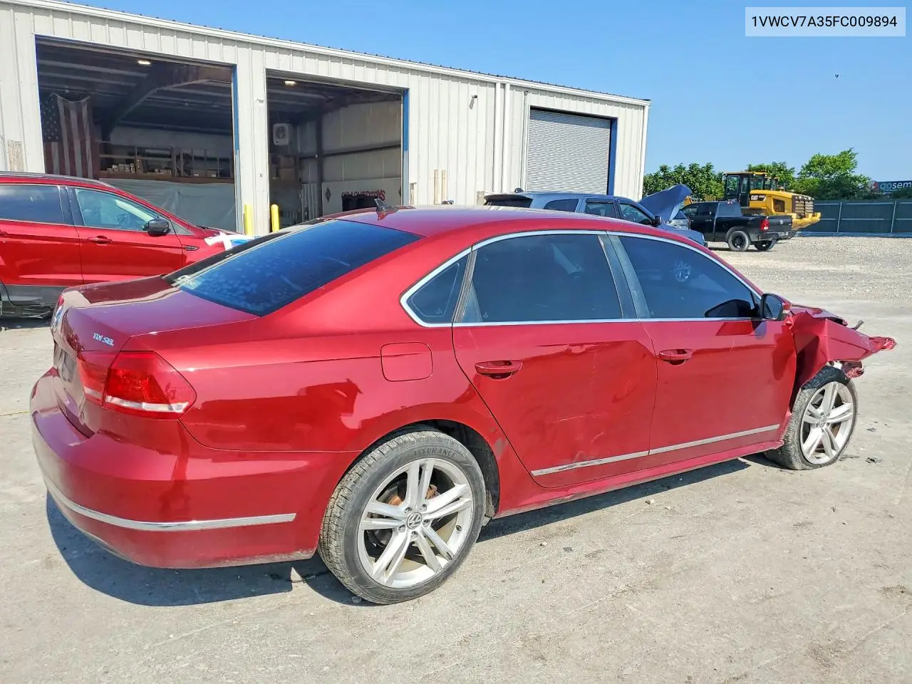 2015 Volkswagen Passat Sel VIN: 1VWCV7A35FC009894 Lot: 61914736