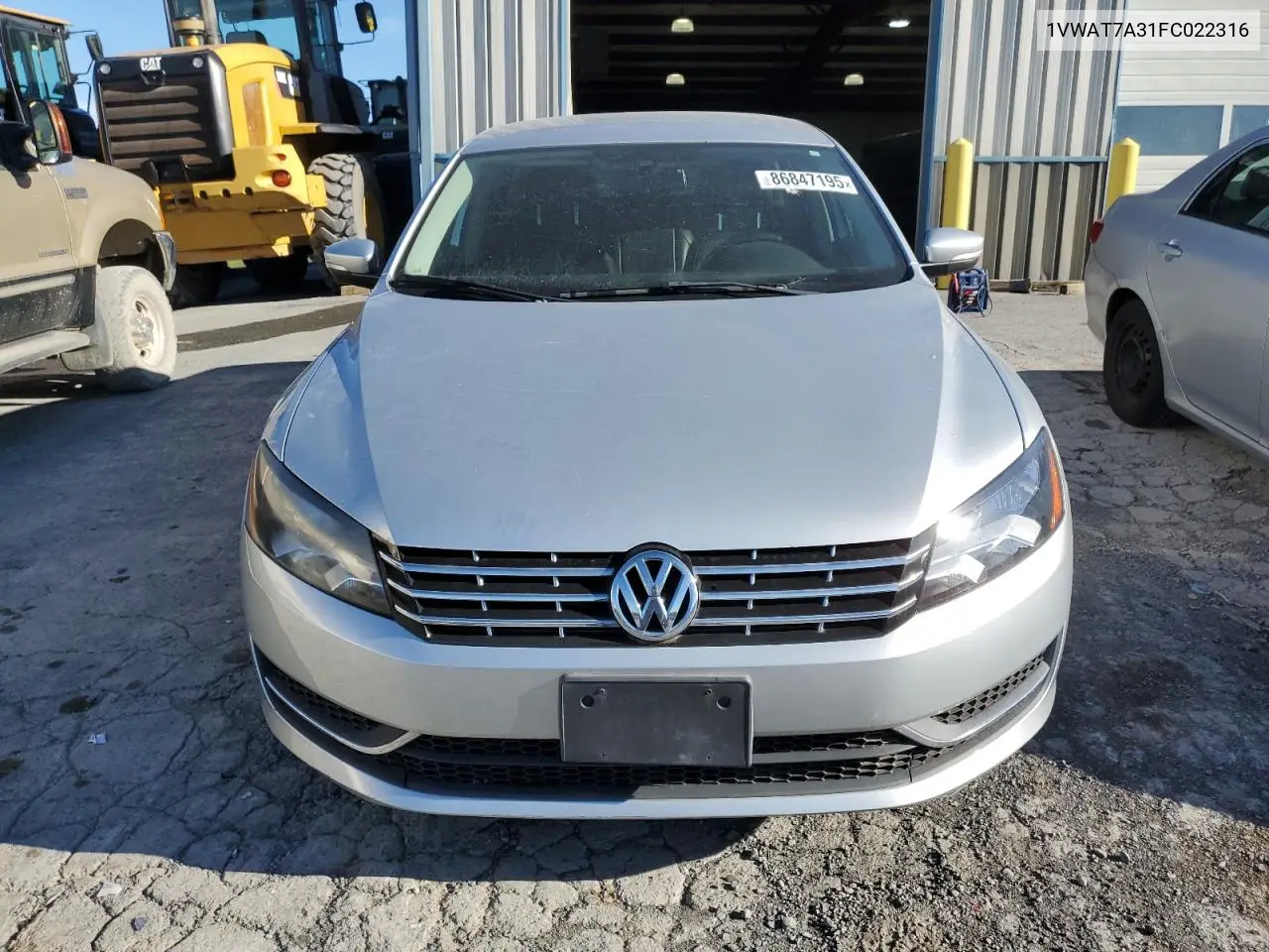 1VWAT7A31FC022316 2015 Volkswagen Passat