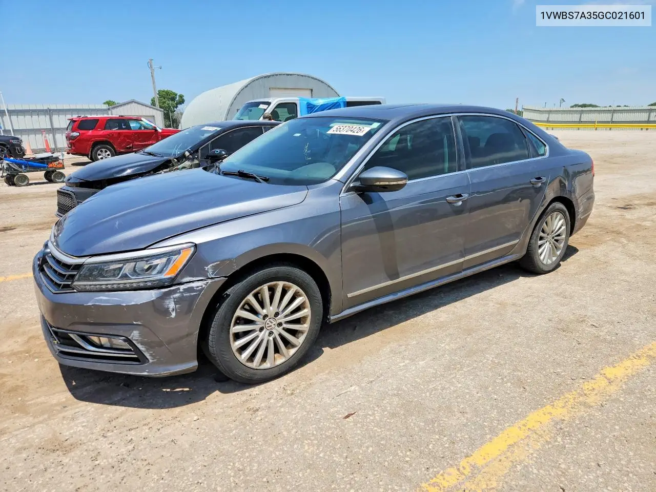 2016 Volkswagen Passat VIN: 1VWBS7A35GC021601 Lot: 56370426
