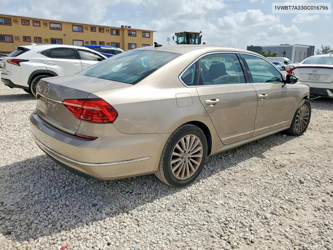 2016 Volkswagen Passat Se VIN: 1VWBT7A33GC016796 Lot: 59922156