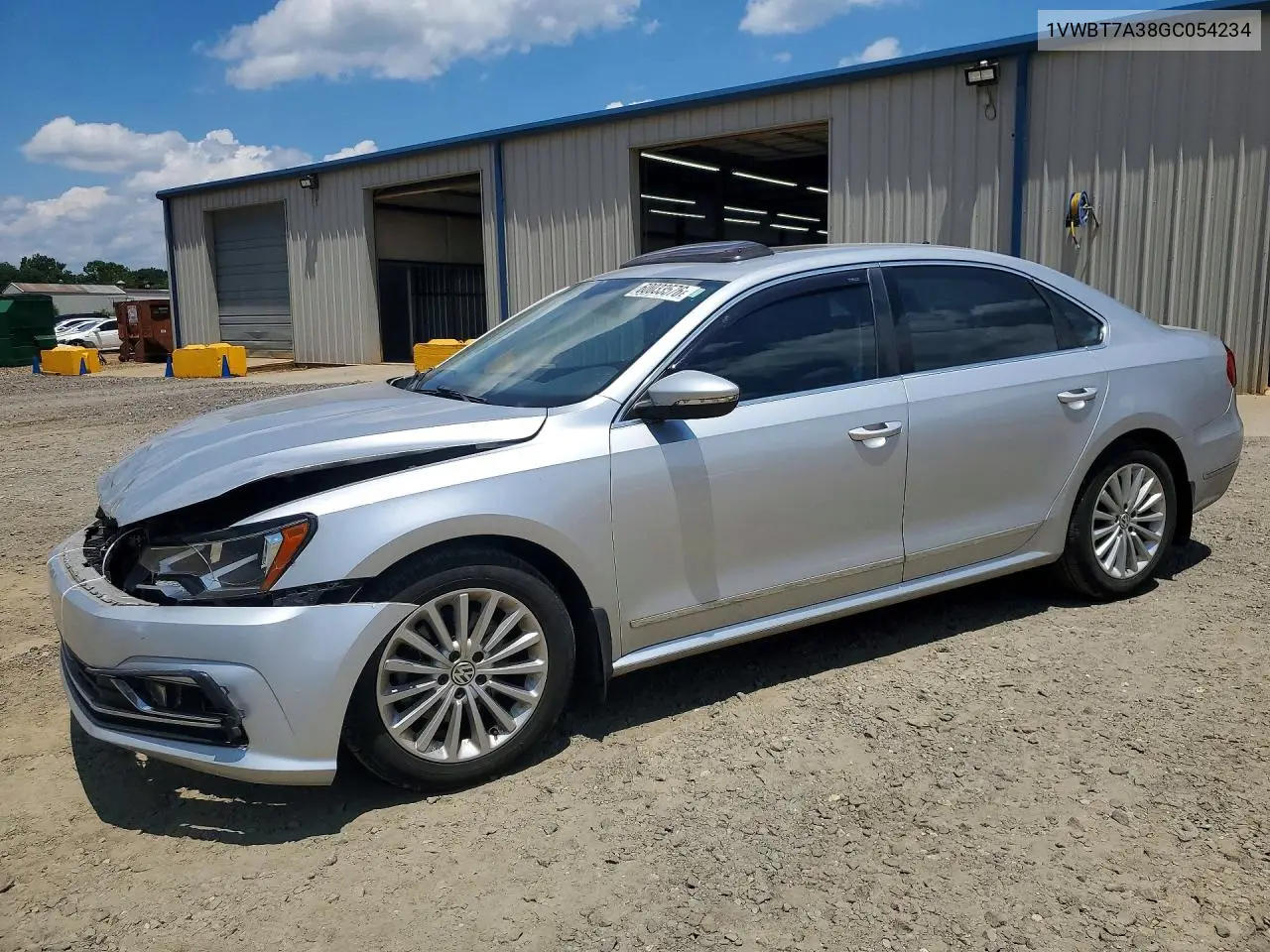 2016 Volkswagen Passat Se VIN: 1VWBT7A38GC054234 Lot: 60033576