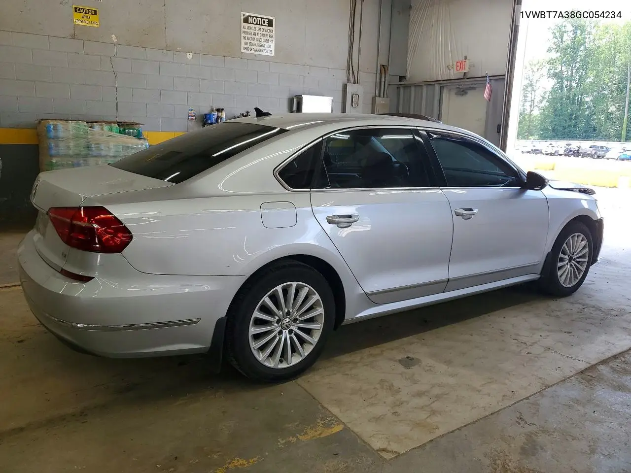 2016 Volkswagen Passat Se VIN: 1VWBT7A38GC054234 Lot: 60033576