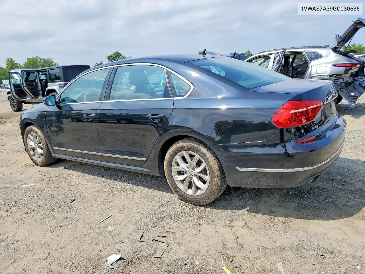 2016 Volkswagen Passat S VIN: 1VWAS7A39GC030636 Lot: 61296386