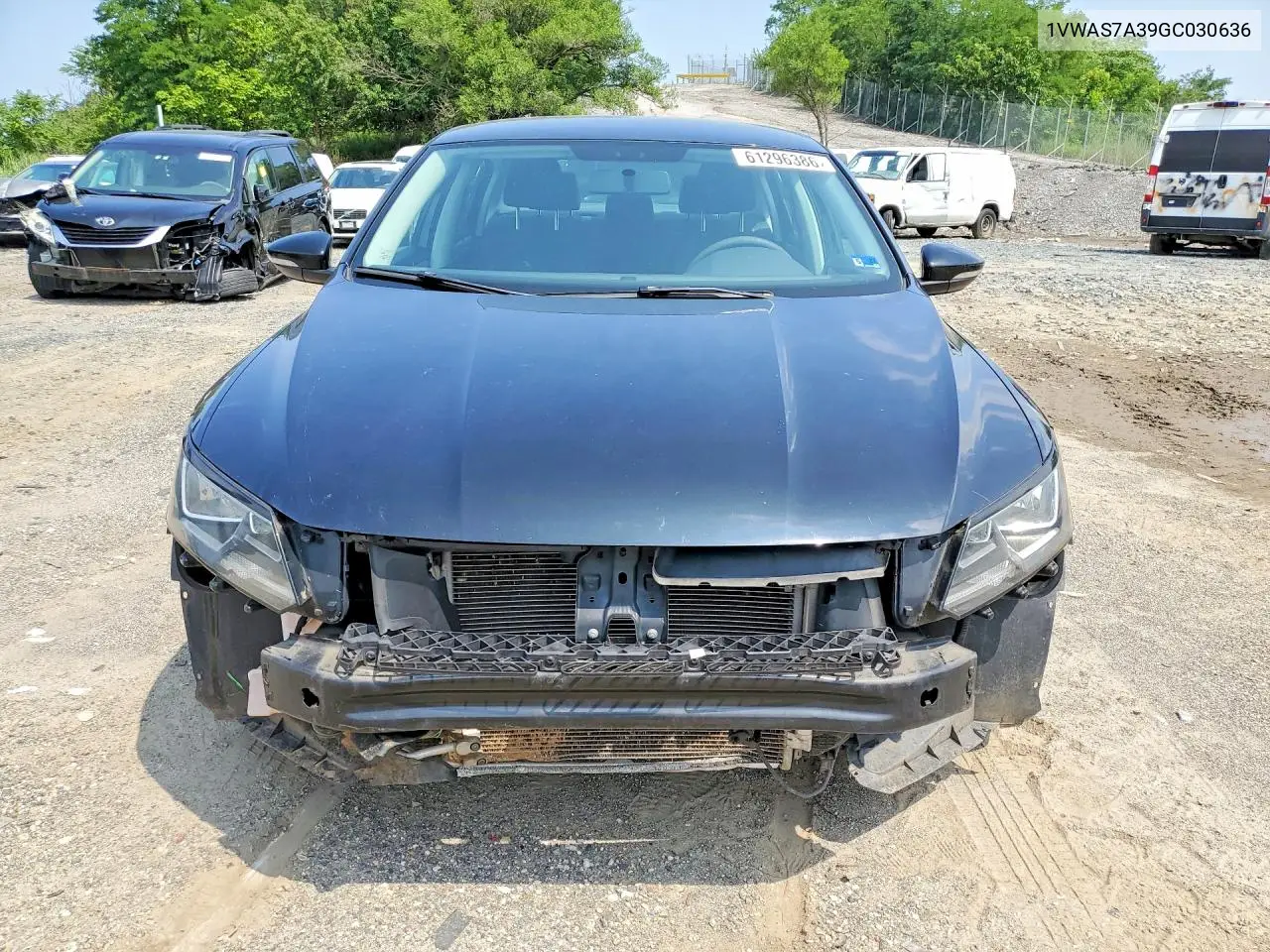 2016 Volkswagen Passat S VIN: 1VWAS7A39GC030636 Lot: 61296386