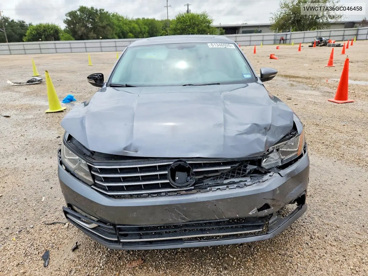 2016 Volkswagen Passat Sel VIN: 1VWCT7A36GC046458 Lot: 61346926